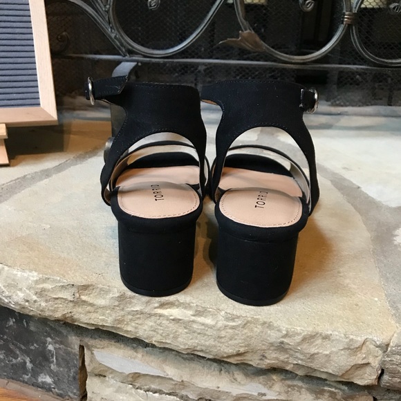 NWT Torrid Black Square Toe Block Chunky Heels 9/5 - Picture 4 of 7